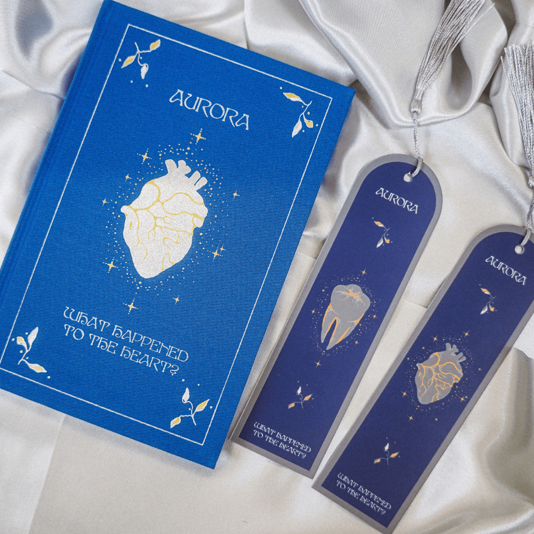 What Happened To The Heart? Book + Bookmark - Aurora
