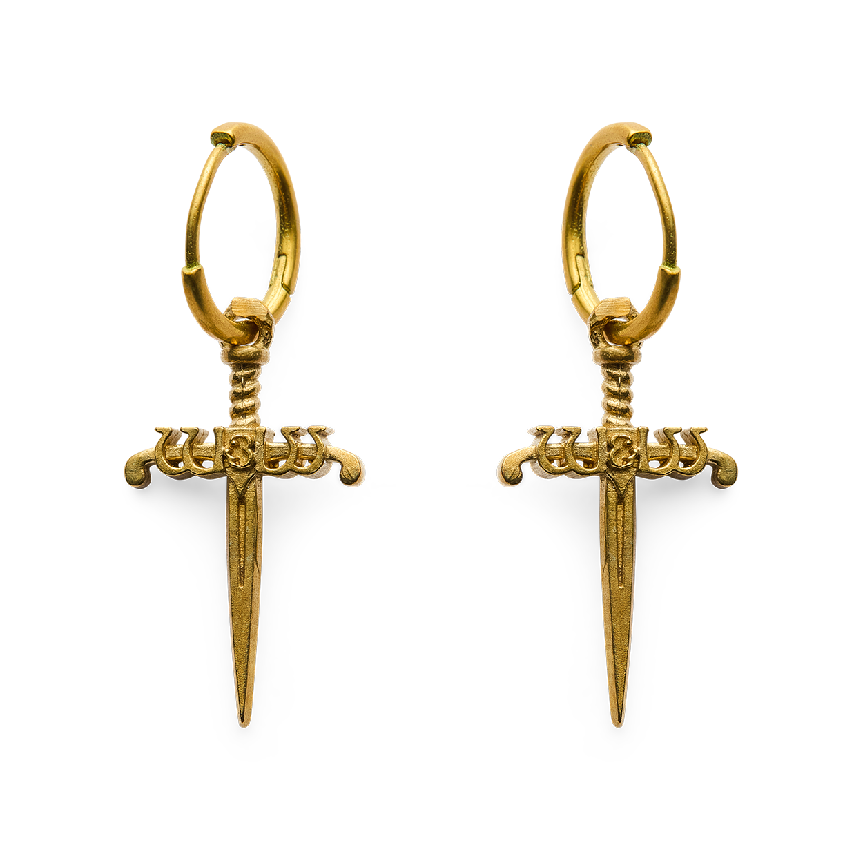 AURORA - Brass W&W Earrings
