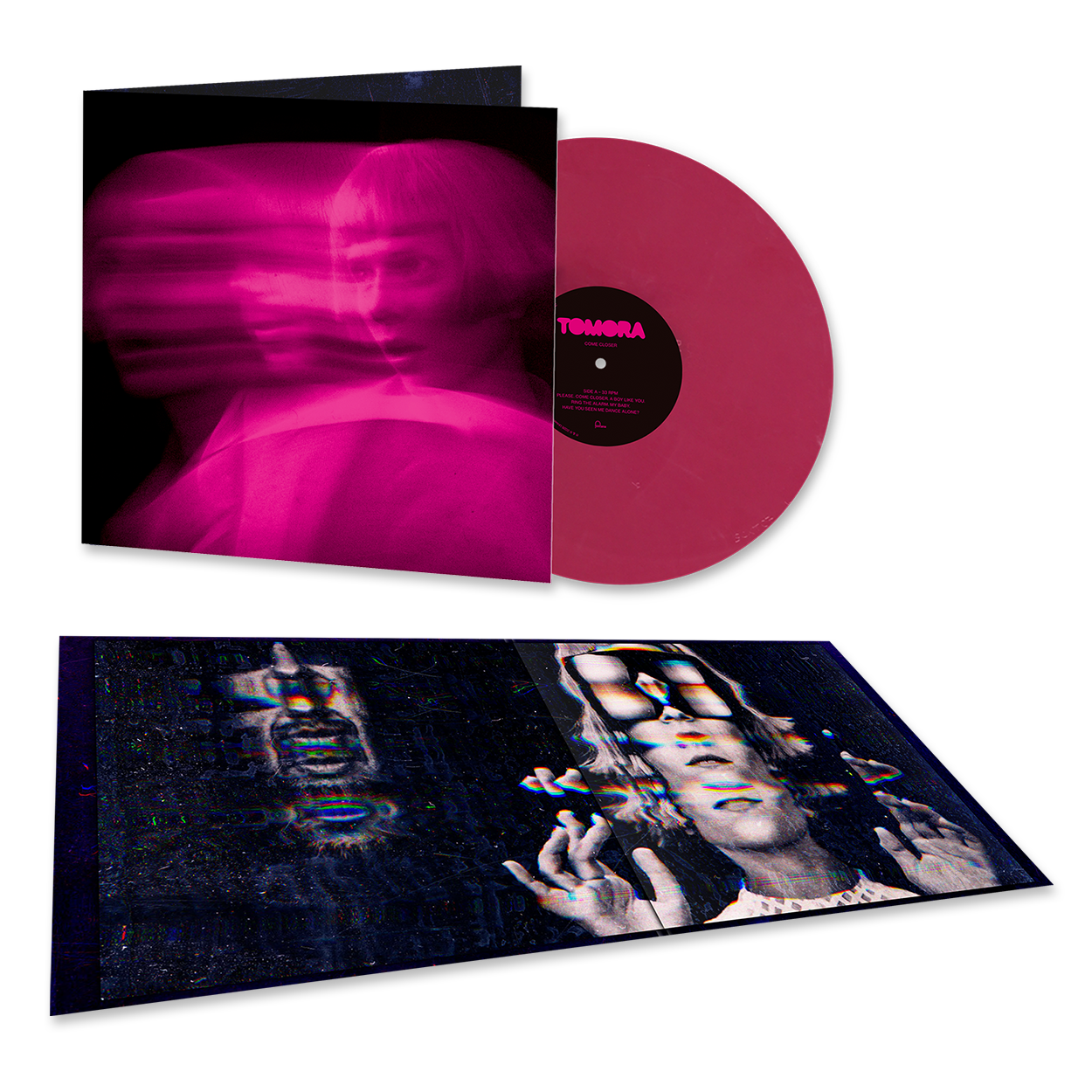 TOMORA - Come Closer - Pink Nebula Vinyl