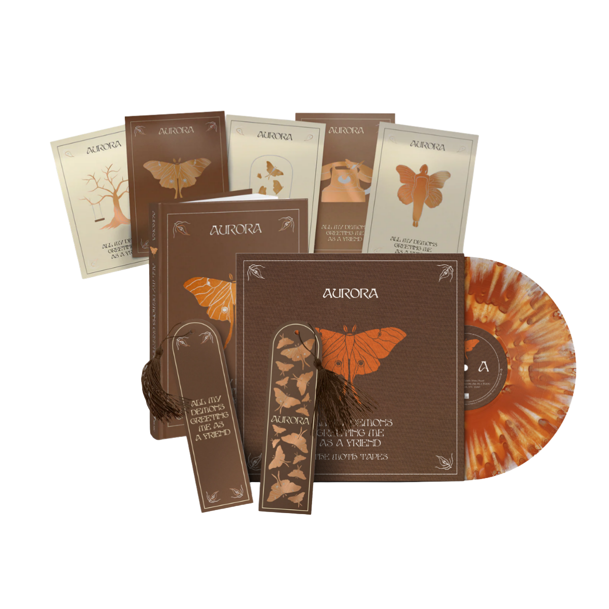All My Demons Book + Moth Tapes LP Bundle