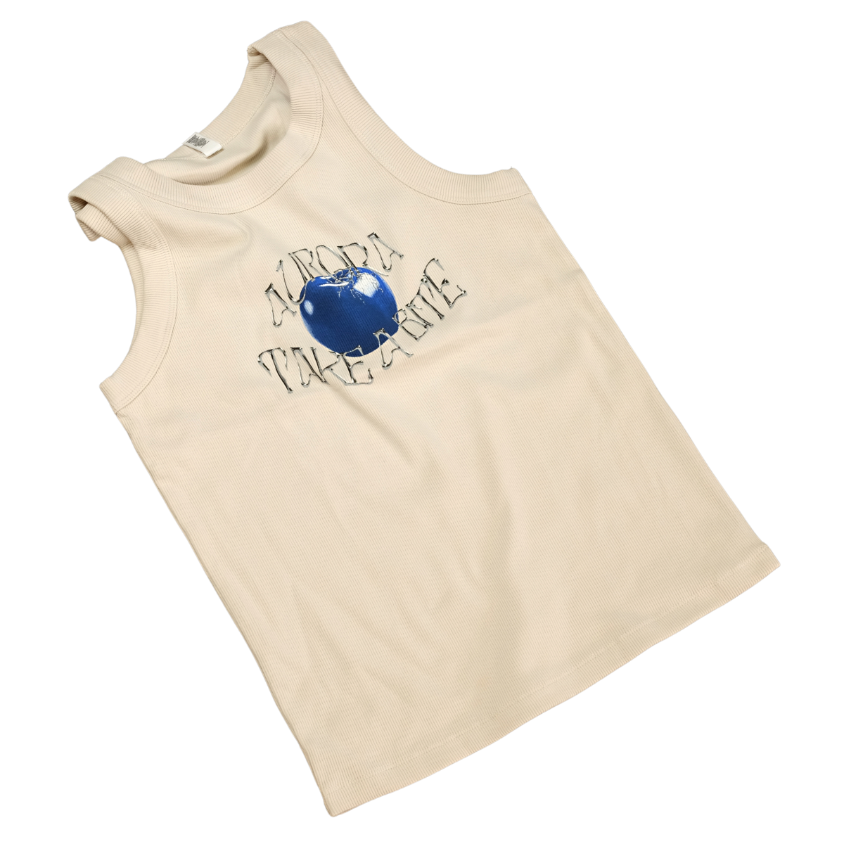AURORA - Take A Bite Rib Racer Tank Top.