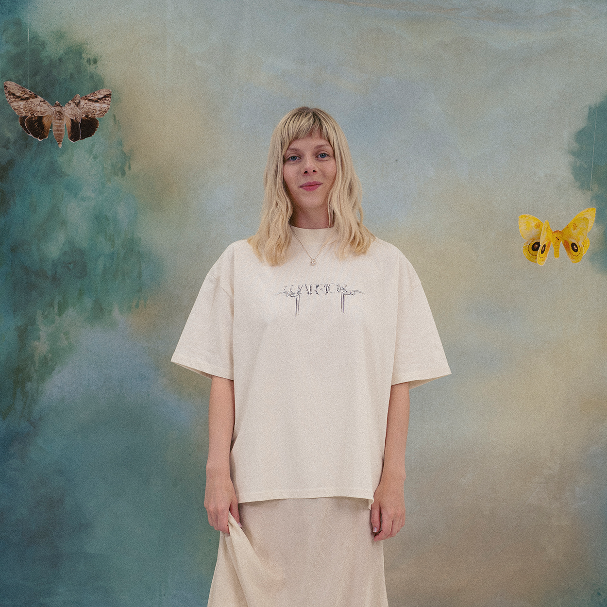 AURORA - Warrior T-Shirt in Bone