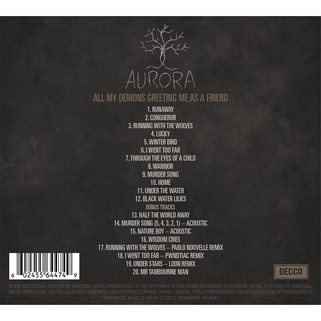 All My Demons Greeting Me As A Friend Deluxe CD Aurora All My Demons Greeting Me As A Friend Deluxe CD Aurora