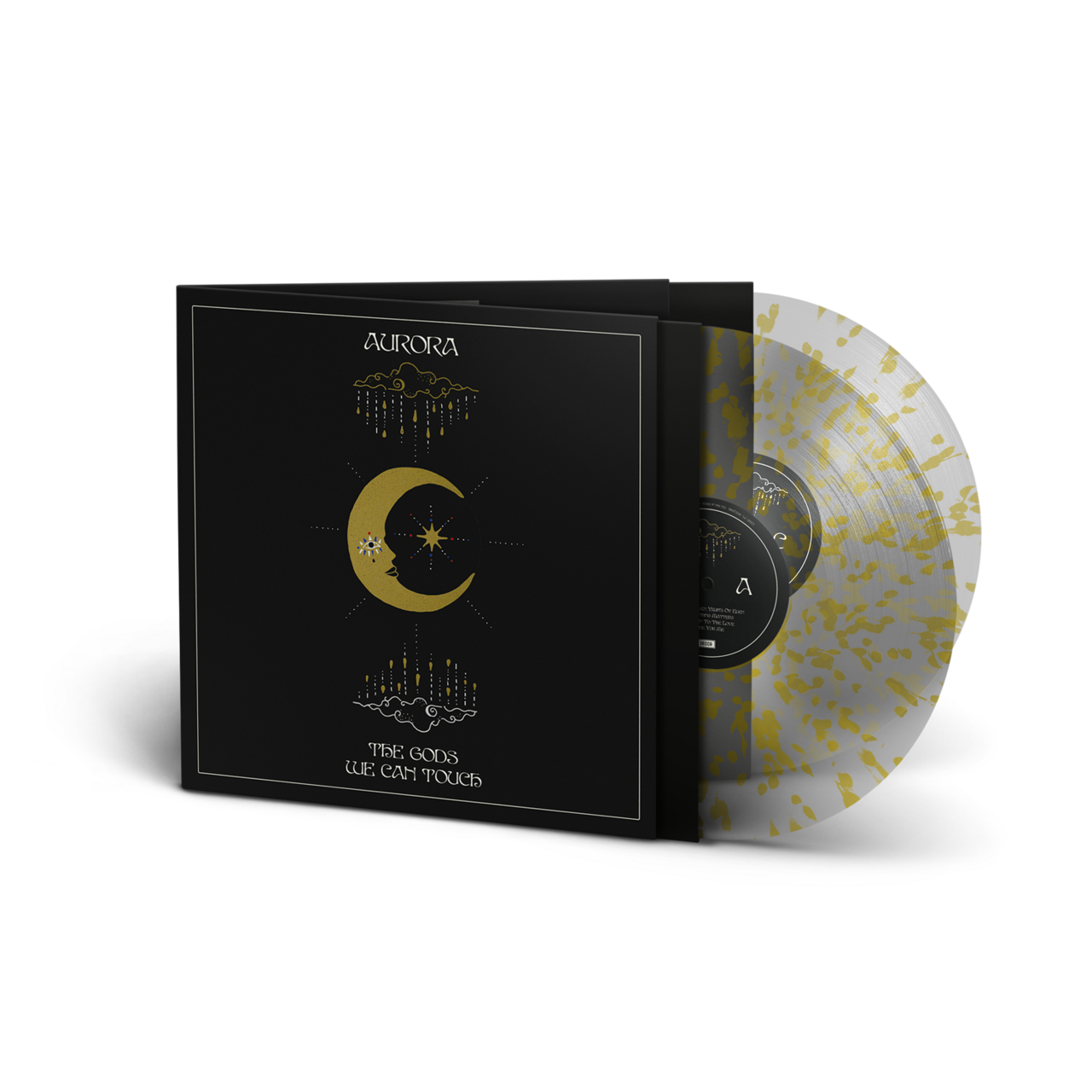 Aurora Store Exclusive: The Gods We Can Touch Book + Clear and Gold Splatter 2LP Vinyl